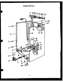 04 - Frame Details parts for Amana Dishwasher DCS-415-1D / DCS-415-1 D from AppliancePartsPros.com