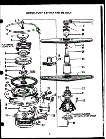 05 - Motor parts for Amana Dishwasher DCS-415-1D / DCS-415-1 D from AppliancePartsPros.com