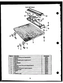 08 - Top Details parts for Amana Dishwasher DCS-415-1D / DCS-415-1 D from AppliancePartsPros.com