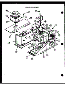 02 - Control Compartment parts for Amana Oven DD0820 from AppliancePartsPros.com