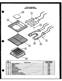 05 - Oven Acessories parts for Amana Oven DD0820 from AppliancePartsPros.com