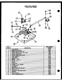 04 - Door Latch Assy parts for Amana Oven DD0880 from AppliancePartsPros.com