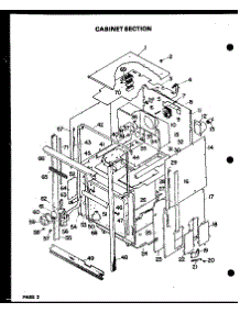 02 - Cabinet Section parts for Amana Oven DDO-692 from AppliancePartsPros.com