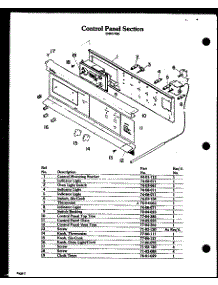 02 - Control Panel Section parts for Amana Oven DDO-762 from AppliancePartsPros.com