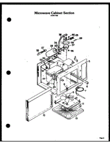 05 - Microwave Cabinet Section parts for Amana Oven DDO-762 from AppliancePartsPros.com