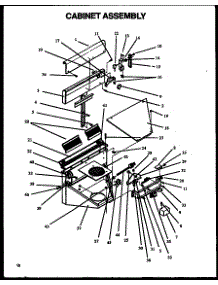 02 - Cabinet Assy parts for Amana Hood DDV30W / P1119602S from AppliancePartsPros.com