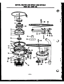 05 - Motor parts for Amana Dishwasher DDW160/MN03 from AppliancePartsPros.com