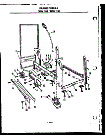 04 - Frame Details parts for Amana Dishwasher DDW160/MN04 from AppliancePartsPros.com