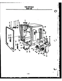 07 - Tub Details parts for Amana Dishwasher DDW190/MN03 from AppliancePartsPros.com