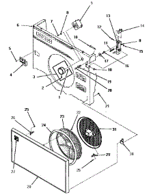 08 - Timer, Start Switch And Loading Door parts for Amana Dryer DE1160 from AppliancePartsPros.com