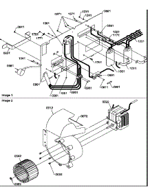04 - Rear Panel / Blower parts for Amana Microwave DE1200D / P1300502M from AppliancePartsPros.com