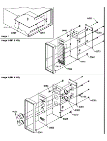 05 - Shelf / Control Panels parts for Amana Microwave DE1600D / P1300504M from AppliancePartsPros.com