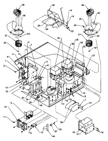 05 - Interior Eleccompnt & Related Mtg Parts parts for Amana Microwave DE1600D / P1189104M from AppliancePartsPros.com