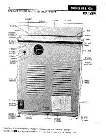 08 - Rear View parts for Maytag Dryer DE16CM from AppliancePartsPros.com