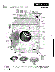 07 - Front View parts for Maytag Dryer DE16CT from AppliancePartsPros.com