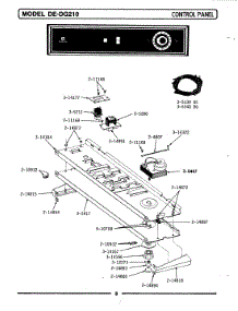 02 - Control Panel parts for Maytag Dryer DE210 from AppliancePartsPros.com