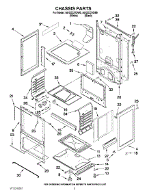 04 - Chassis Parts parts for Maytag Range AGG222VDW0 from AppliancePartsPros.com