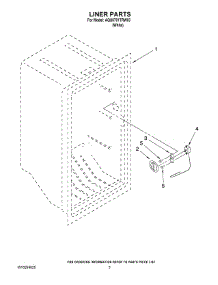 02 - Liner Parts parts for Maytag Freezer AQU0701TRW03 from AppliancePartsPros.com