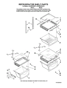 03 - Refrigerator Shelf Parts parts for Maytag Refrigerator AC2228HEKW13 from AppliancePartsPros.com