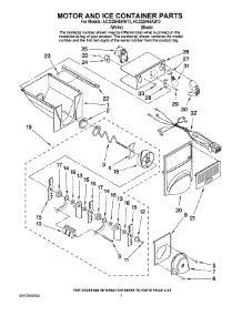 05 - Motor And Ice Container Parts parts for Maytag Refrigerator AC2228HEKW13 from AppliancePartsPros.com