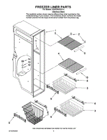 04 - Freezer Liner Parts parts for Maytag Refrigerator AS2626GEKS14 from AppliancePartsPros.com