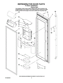 06 - Refrigerator Door Parts parts for Maytag Refrigerator AS2626GEKS14 from AppliancePartsPros.com