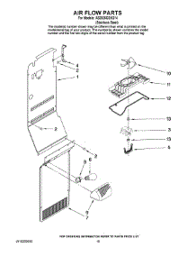 09 - Air Flow Parts parts for Maytag Refrigerator AS2626GEKS14 from AppliancePartsPros.com