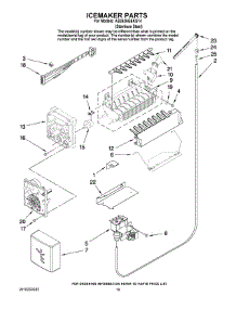 12 - Icemaker Parts parts for Maytag Refrigerator AS2626GEKS14 from AppliancePartsPros.com