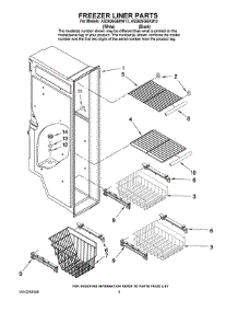 04 - Freezer Liner Parts parts for Maytag Refrigerator AS2626GEKW13 from AppliancePartsPros.com