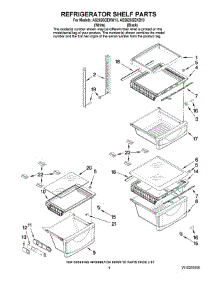 03 - Refrigerator Shelf Parts parts for Maytag Refrigerator AS2626GEKB13 from AppliancePartsPros.com