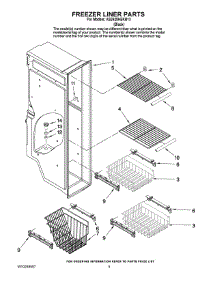 04 - Freezer Liner Parts parts for Maytag Refrigerator AS2628HEKB13 from AppliancePartsPros.com