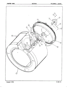 02 - Cylinder & Drive parts for Admiral Dryer DE25D6AM from AppliancePartsPros.com