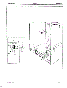 04 - Electrical parts for Admiral Dryer DE25D6AM from AppliancePartsPros.com