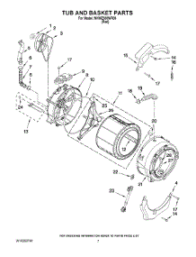 06 - Tub And Basket Parts parts for Maytag Washer MHWZ600WR00 from AppliancePartsPros.com
