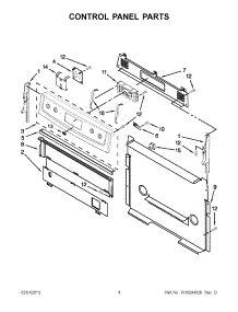 02 - Control Panel Parts parts for Maytag Range MGR7662WQ1 from AppliancePartsPros.com