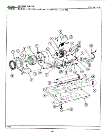05 - Motor Drive parts for Maytag Dryer DE303 from AppliancePartsPros.com