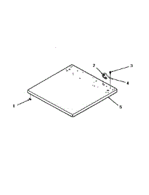 05 - Cabinet Top parts for Amana Dryer DE3231 from AppliancePartsPros.com