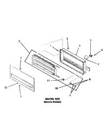 14 - Heater Box parts for Amana Dryer DE3231 from AppliancePartsPros.com
