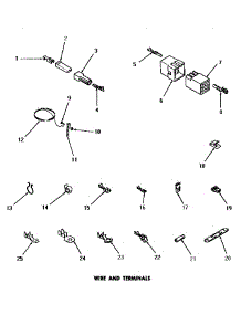 19 - Wire & Terminals parts for Amana Dryer DE3270 from AppliancePartsPros.com