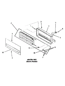 13 - Heater Box parts for Amana Dryer DE3271 from AppliancePartsPros.com