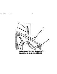 10 - Drum Light & Cover Plate parts for Amana Dryer DE3791 from AppliancePartsPros.com