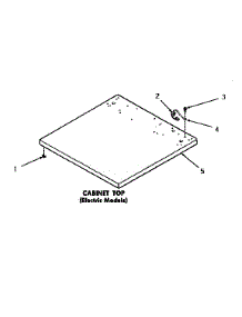05 - Cabinet Top parts for Amana Dryer DE6051 from AppliancePartsPros.com