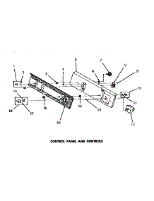 08 - Control Panel & Controls parts for Amana Dryer DE6051 from AppliancePartsPros.com
