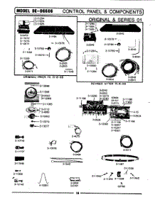 03 - Control Panel & Components (Ser 00 & 01) parts for Maytag Dryer DE606 from AppliancePartsPros.com