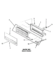14 - Heater Box parts for Amana Dryer DE6151 from AppliancePartsPros.com