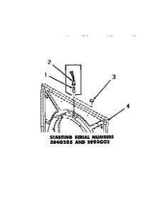 11 - Drum Light & Cover Plate parts for Amana Dryer DE6171 from AppliancePartsPros.com