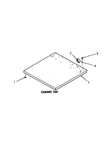 05 - Cabinet Top parts for Amana Dryer DE6231 from AppliancePartsPros.com