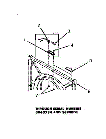09 - Drum Light & Cover Plate parts for Amana Dryer DE6231 from AppliancePartsPros.com