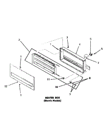 13 - Heater Box parts for Amana Dryer DE6231 from AppliancePartsPros.com
