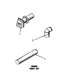 04 - 20600 Vent Kit parts for Amana Dryer DE6261 from AppliancePartsPros.com